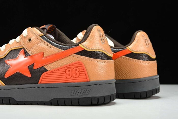 A Bathing Ape Bape SK8 Sta ‘Orange Black’