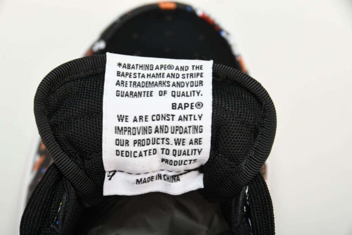 A Bathing Ape Bape Sta 'Paint Black'