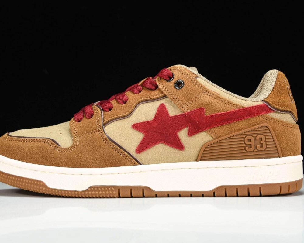 A Bathing Ape Bape SK8 Sta ‘Wheat Red’