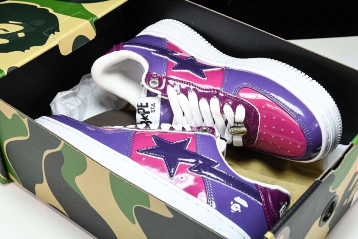 A Bathing Ape Bape Sta M1 'Camo Combo - Purple'