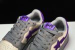 A Bathing Ape Bape Court Sta ‘Mist Grey Royal Purple’