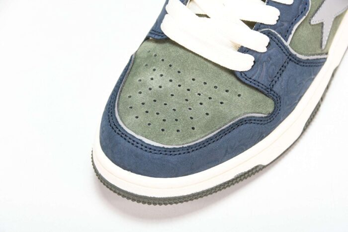 A Bathing Ape Bape SK8 Sta ‘Navy Khaki’