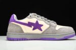 A Bathing Ape Bape Court Sta ‘Mist Grey Royal Purple’