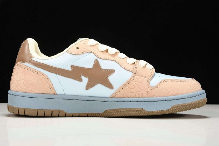A Bathing Ape Bape Court Sta ‘Beige Blue’