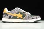 A Bathing Ape Bape SK8 Sta 'Grey Mustard Yellow'
