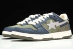 A Bathing Ape Bape SK8 Sta ‘Navy Khaki’