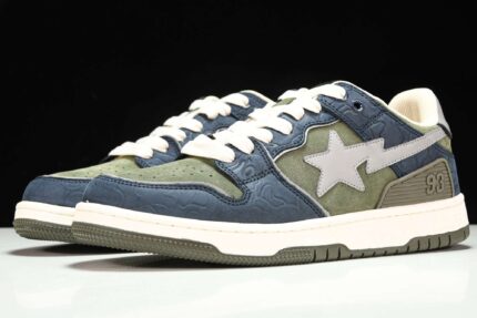 A Bathing Ape Bape SK8 Sta ‘Navy Khaki’