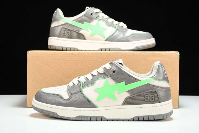 A Bathing Ape Bape SK8 Sta ‘Grey Green’