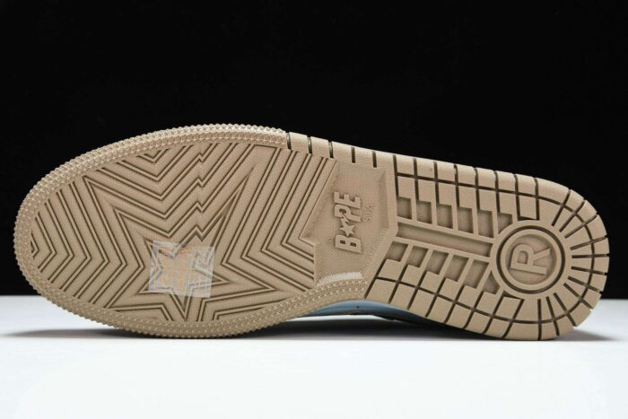 A Bathing Ape Bape Court Sta ‘Beige Blue’