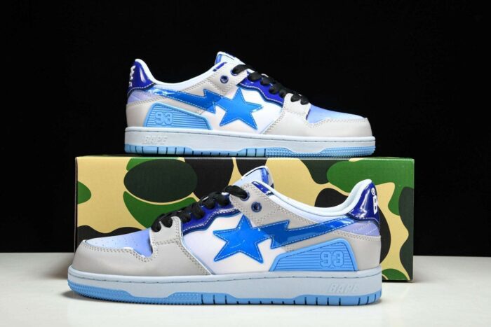 A Bathing Ape Bape SK8 Sta ‘Blue White’