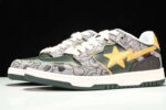 A Bathing Ape Bape SK8 Sta 'Grey Mustard Yellow'