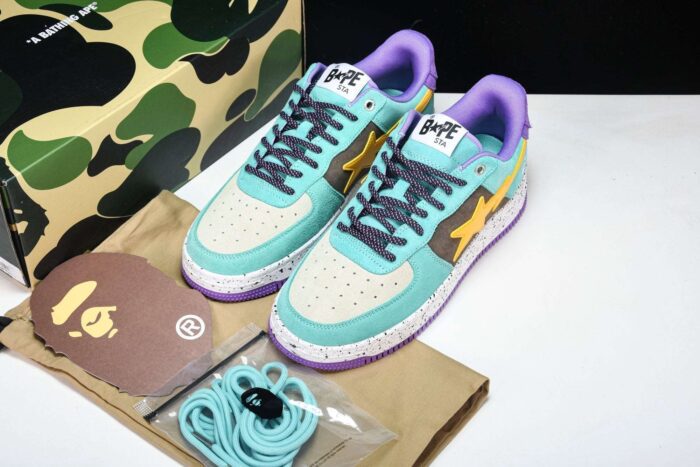 A Bathing Ape Bape Sta 'Brown Yellow'