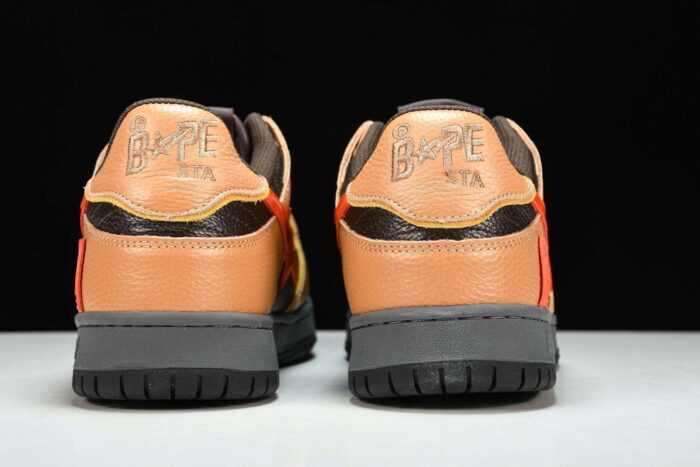 A Bathing Ape Bape SK8 Sta ‘Orange Black’