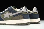 A Bathing Ape Bape SK8 Sta ‘Navy Khaki’