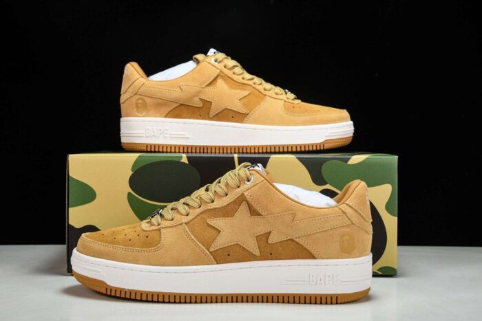 A Bathing Ape Bape Sta ‘Beige Seude'