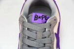 A Bathing Ape Bape Court Sta ‘Mist Grey Royal Purple’