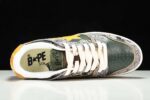 A Bathing Ape Bape SK8 Sta 'Grey Mustard Yellow'