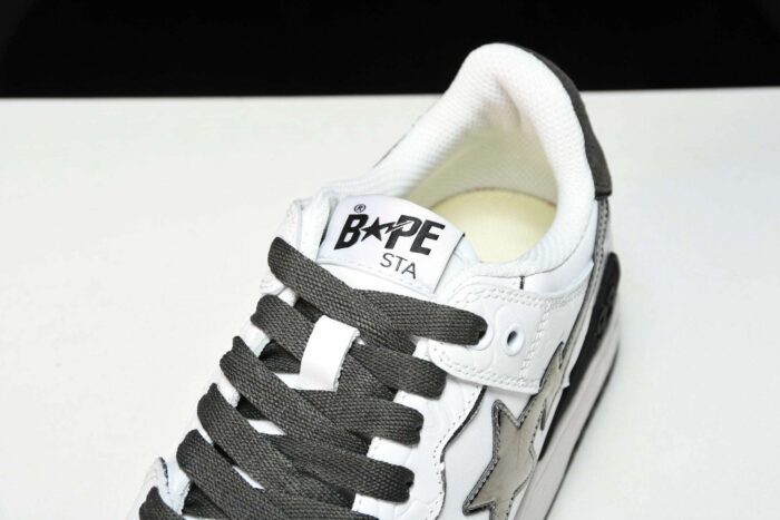 A Bathing Ape Bape SK8 Sta ‘White Silver’
