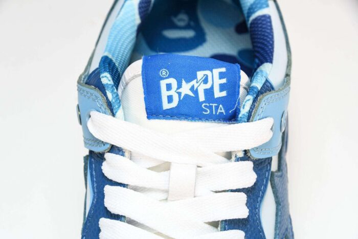 A Bathing Ape Bape SK8 Sta 'ABC Camo - Blue'