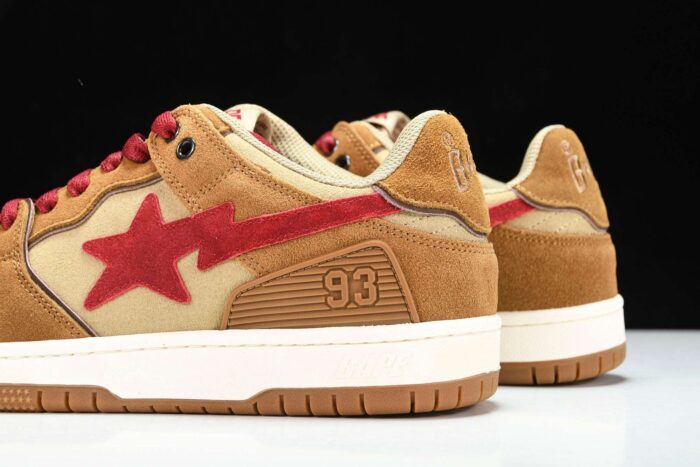 A Bathing Ape Bape SK8 Sta ‘Wheat Red’