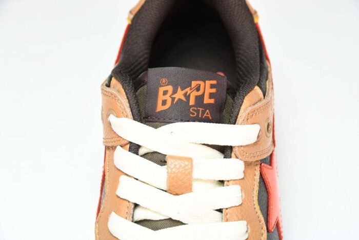 A Bathing Ape Bape SK8 Sta ‘Orange Black’