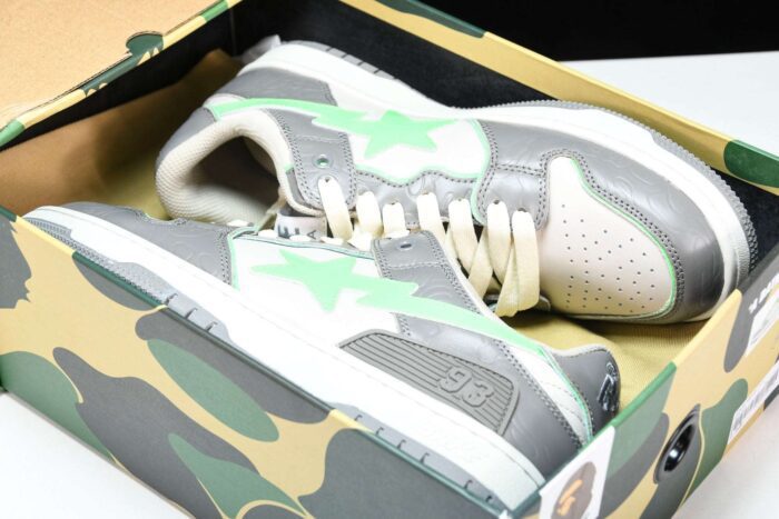 A Bathing Ape Bape SK8 Sta ‘Grey Green’