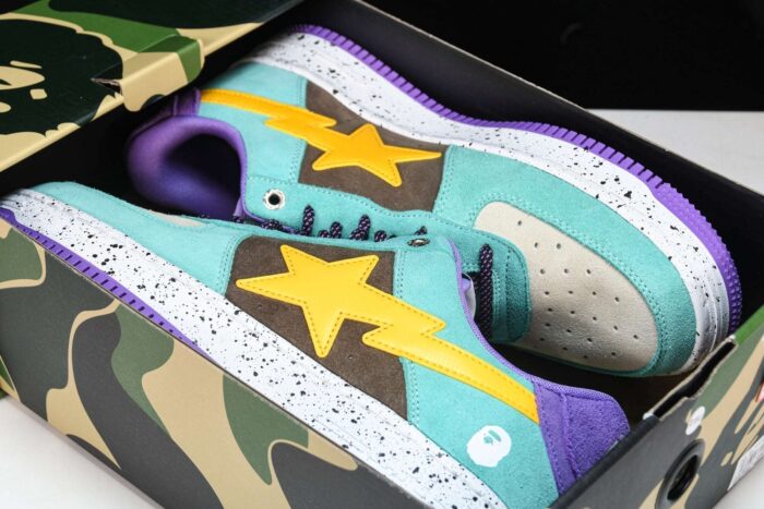 A Bathing Ape Bape Sta 'Brown Yellow'
