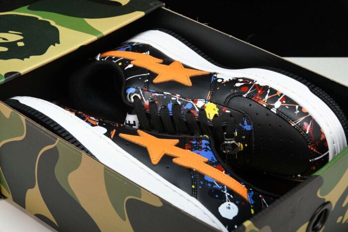 A Bathing Ape Bape Sta 'Paint Black'