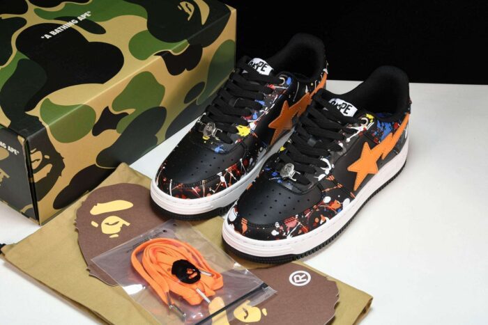A Bathing Ape Bape Sta 'Paint Black'