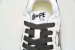 A Bathing Ape Bape SK8 Sta ‘White Silver’