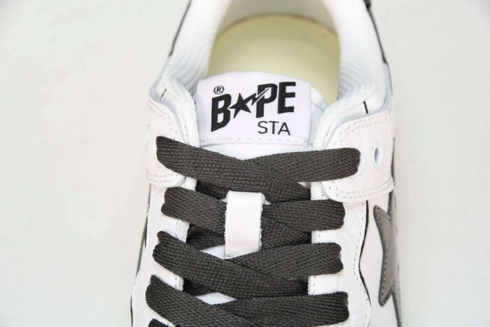 A Bathing Ape Bape SK8 Sta ‘White Silver’